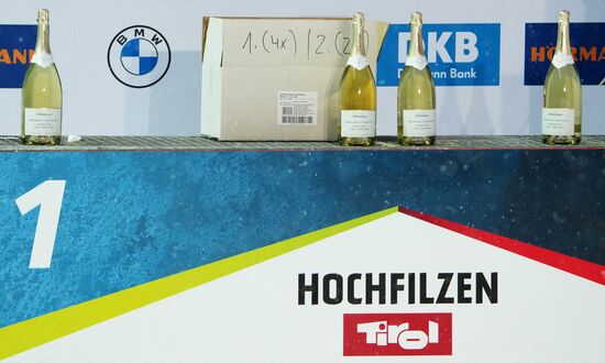 Биатлон. III этап Кубка мира. Женщины. Эстафета