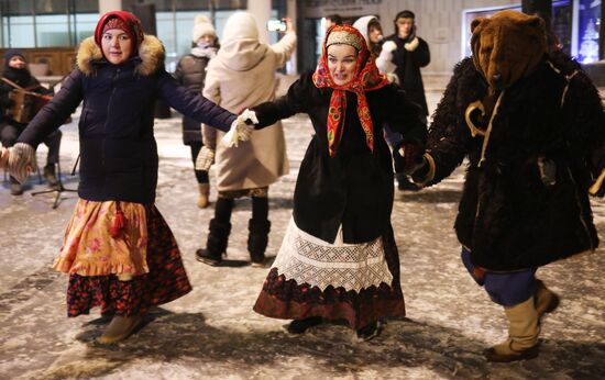 Новогодний парад в Нижнем Новгороде