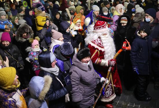 Новогодний парад в Нижнем Новгороде