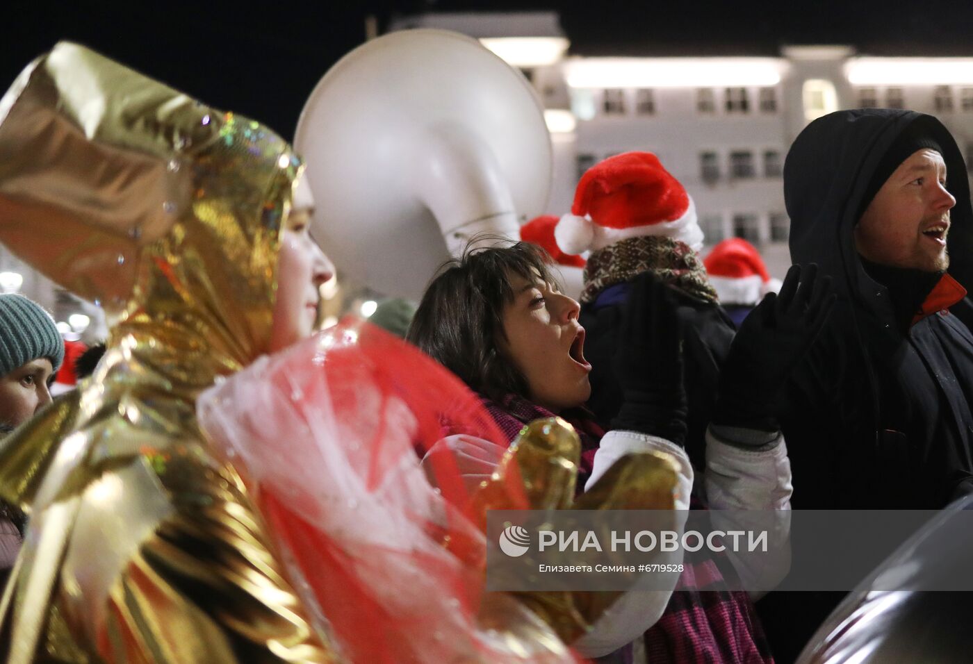 Новогодний парад в Нижнем Новгороде