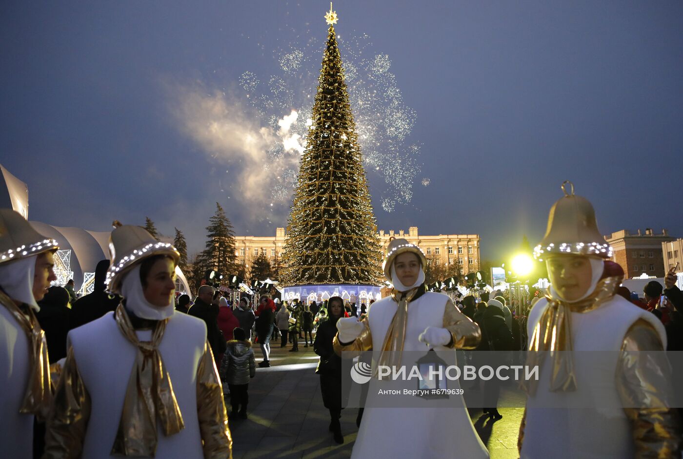 Открытие новогодней елки в Белгороде