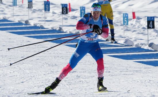 Биатлон. III этап Кубка мира. Мужчины. Эстафета