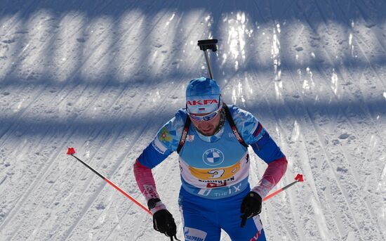 Биатлон. III этап Кубка мира. Мужчины. Эстафета