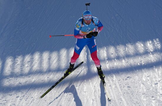 Биатлон. III этап Кубка мира. Мужчины. Эстафета