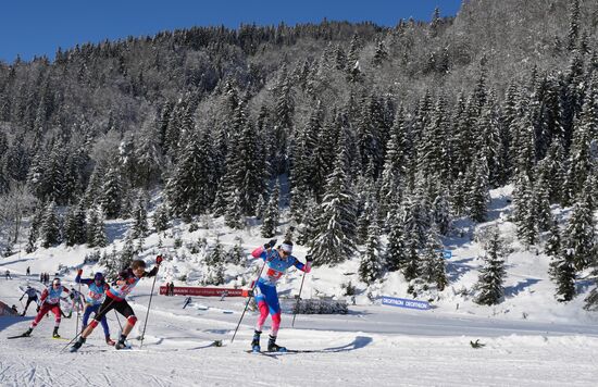 Биатлон. III этап Кубка мира. Мужчины. Эстафета