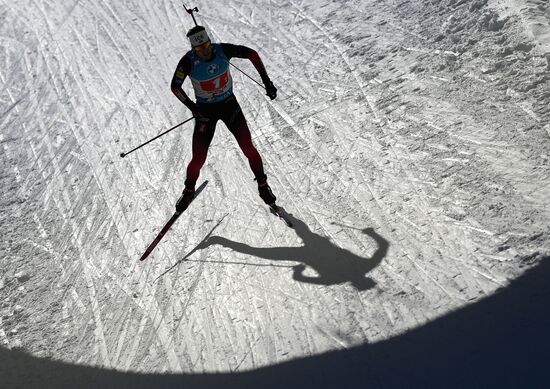 Биатлон. III этап Кубка мира. Мужчины. Эстафета