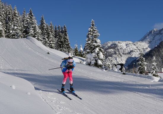 Биатлон. III этап Кубка мира. Мужчины. Эстафета