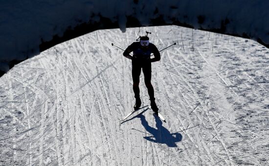 Биатлон. III этап Кубка мира. Мужчины. Эстафета