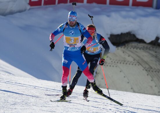 Биатлон. III этап Кубка мира. Мужчины. Эстафета