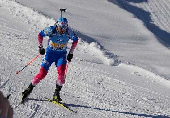 Биатлон. III этап Кубка мира. Мужчины. Эстафета