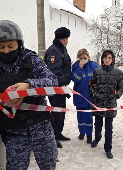 Взрыв в православной гимназии в Серпухове