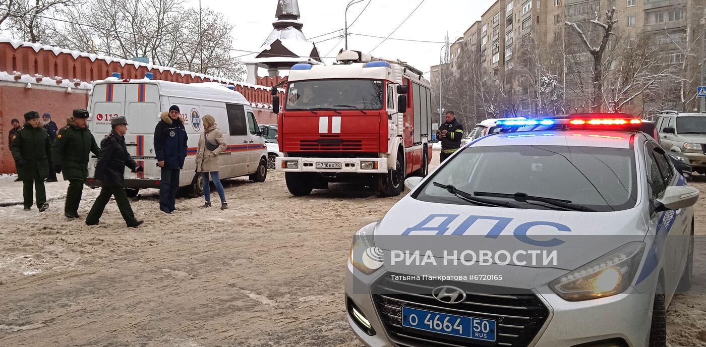 Взрыв в православной гимназии в Серпухове