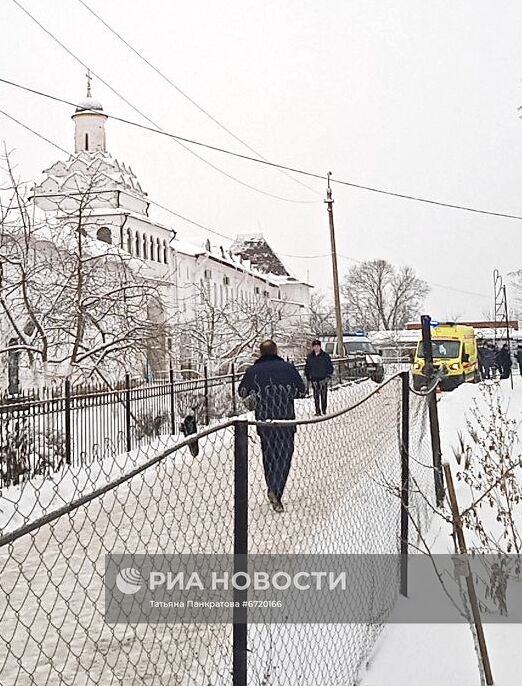 Взрыв в православной гимназии в Серпухове