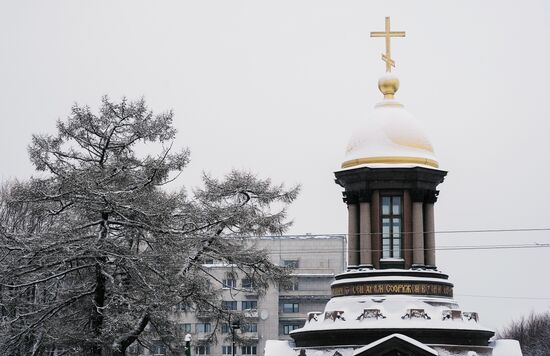 Снегопад в Санкт-Петербурге