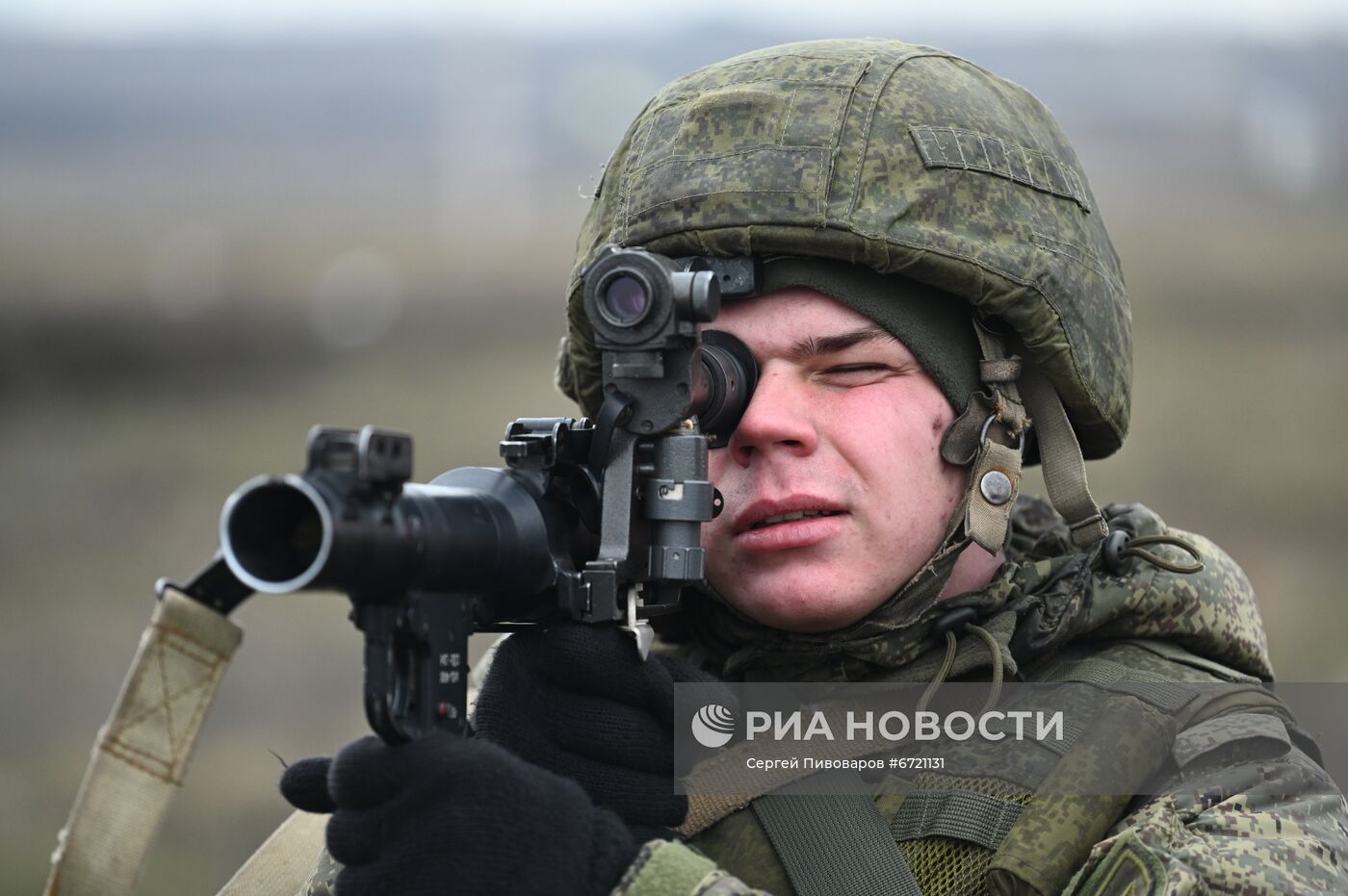 Контрольные стрельбы танкистов в Ростовской области