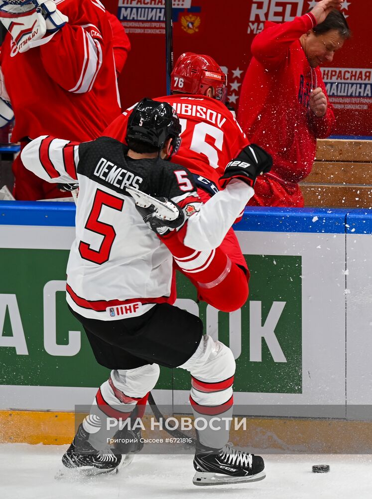Хоккей. Кубок Первого канала. Матч Россия - Канада
