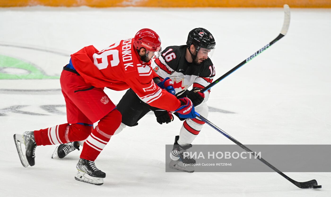 Хоккей. Кубок Первого канала. Матч Россия - Канада