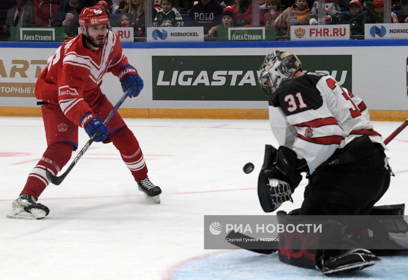 Хоккей. Кубок Первого канала. Матч Россия - Канада