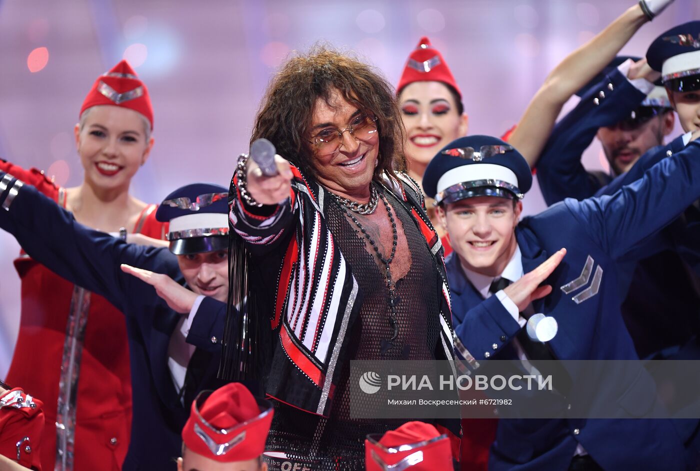 Съемки новогодней программы на телеканале "Россия 1"