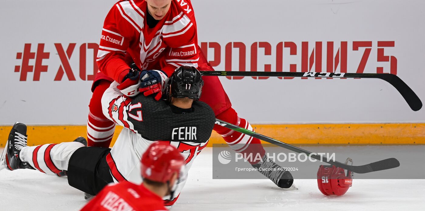Хоккей. Кубок Первого канала. Матч Россия - Канада