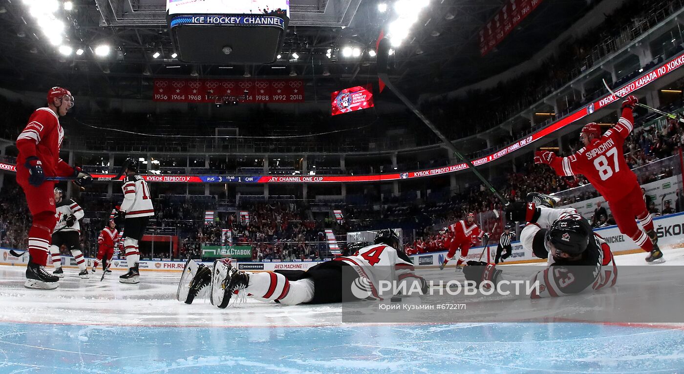Хоккей. Кубок Первого канала. Матч Россия - Канада