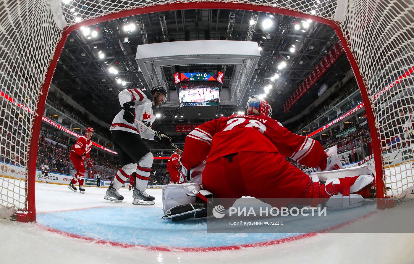 Хоккей. Кубок Первого канала. Матч Россия - Канада