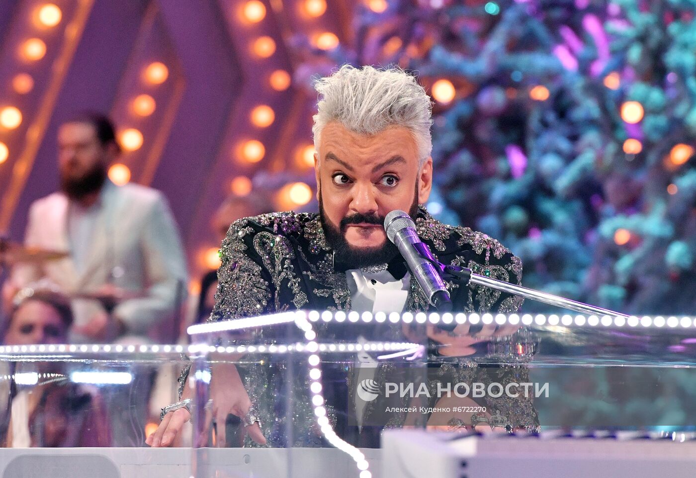Съемки новогодней программы на телеканале "Россия 1"