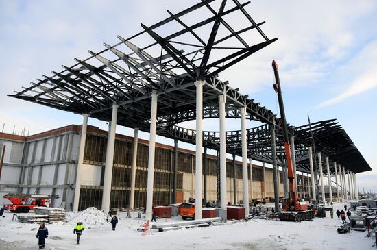 Строительство нового пассажирского терминала в аэропорту Толмачево
