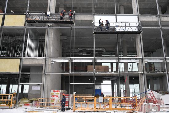 Строительство нового пассажирского терминала в аэропорту Толмачево