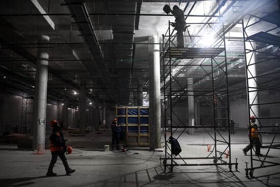 Строительство нового пассажирского терминала в аэропорту Толмачево