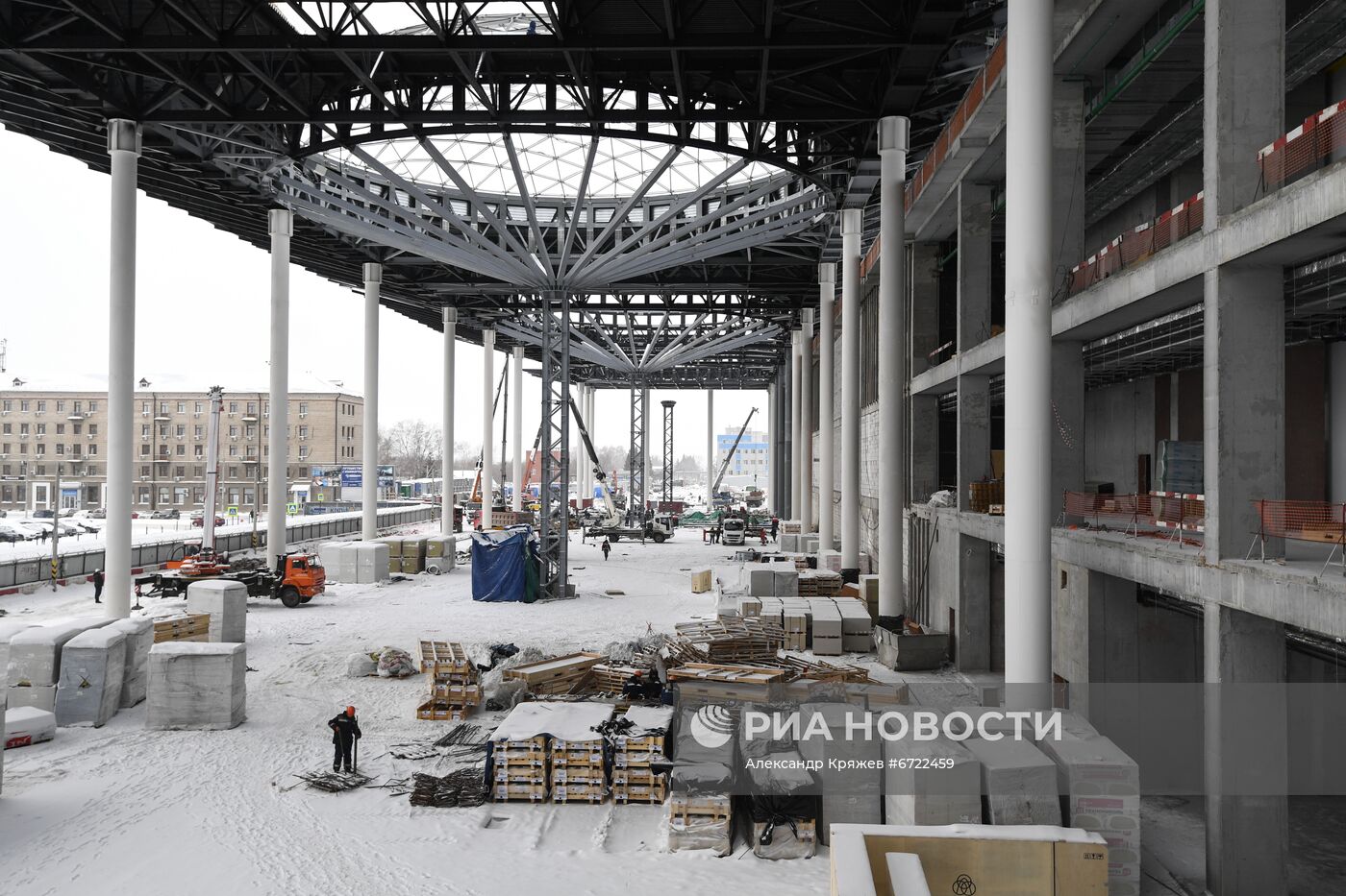 Строительство нового пассажирского терминала в аэропорту Толмачево