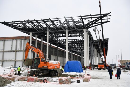 Строительство нового пассажирского терминала в аэропорту Толмачево