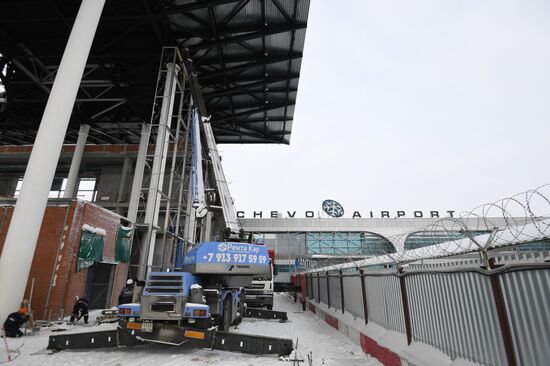 Строительство нового пассажирского терминала в аэропорту Толмачево