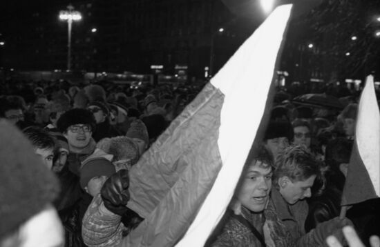 Митинг сторонников партии "Демократический Союз"