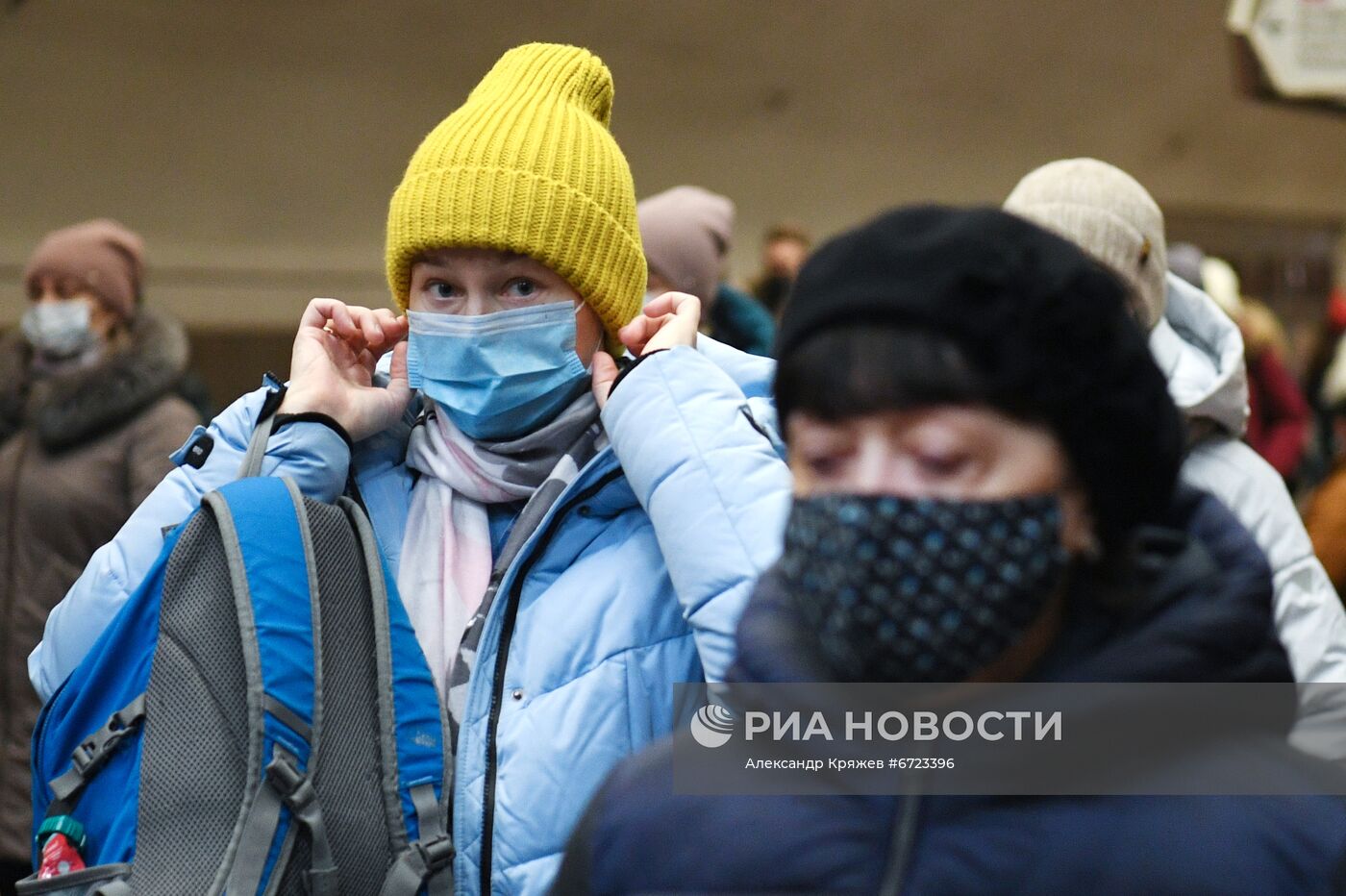 Рейд по соблюдению масочного режима в метро Новосибирска