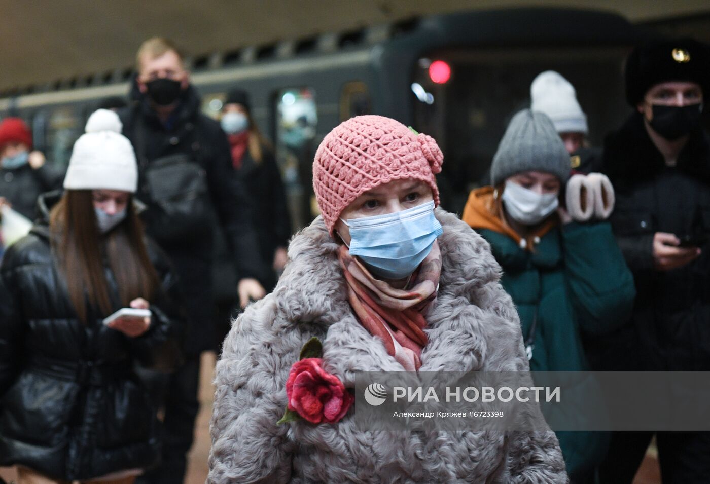 Рейд по соблюдению масочного режима в метро Новосибирска