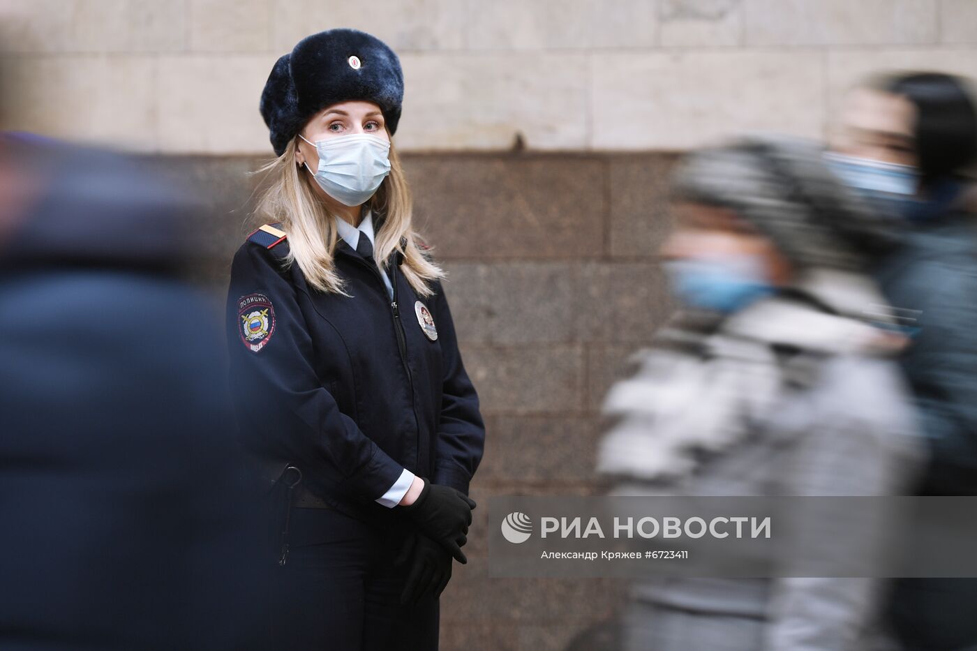 Рейд по соблюдению масочного режима в метро Новосибирска