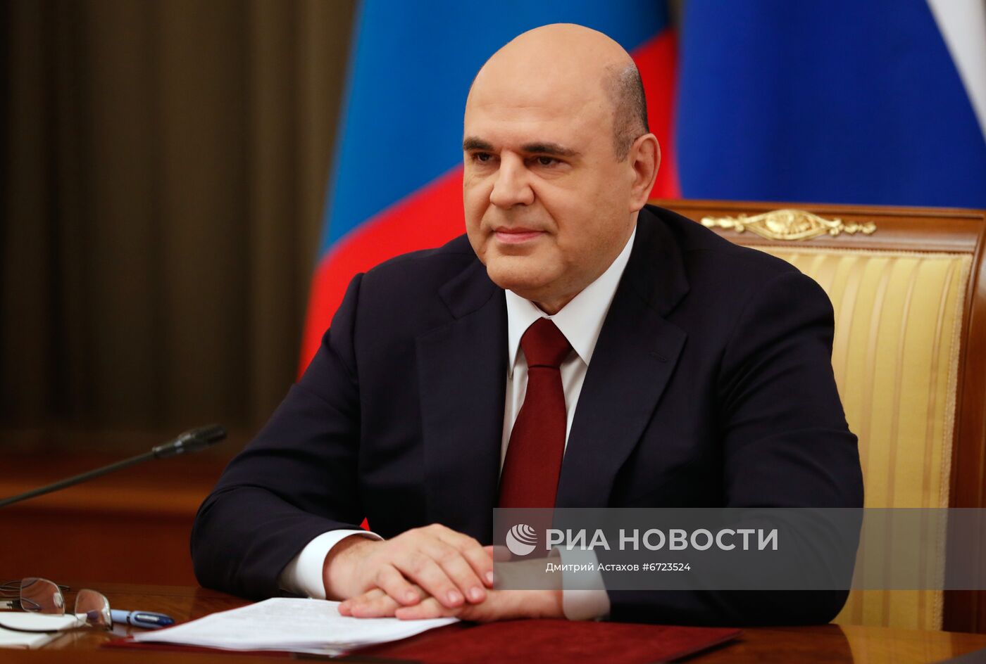 Премьер-министр РФ М. Мишустин встретился с президентом Монголии У. Хурэлсухом