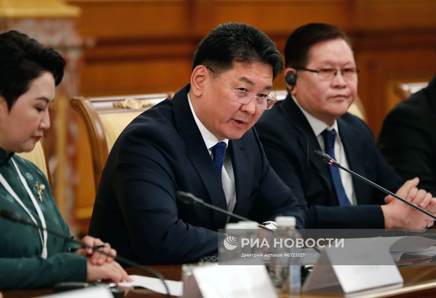 Премьер-министр РФ М. Мишустин встретился с президентом Монголии У. Хурэлсухом