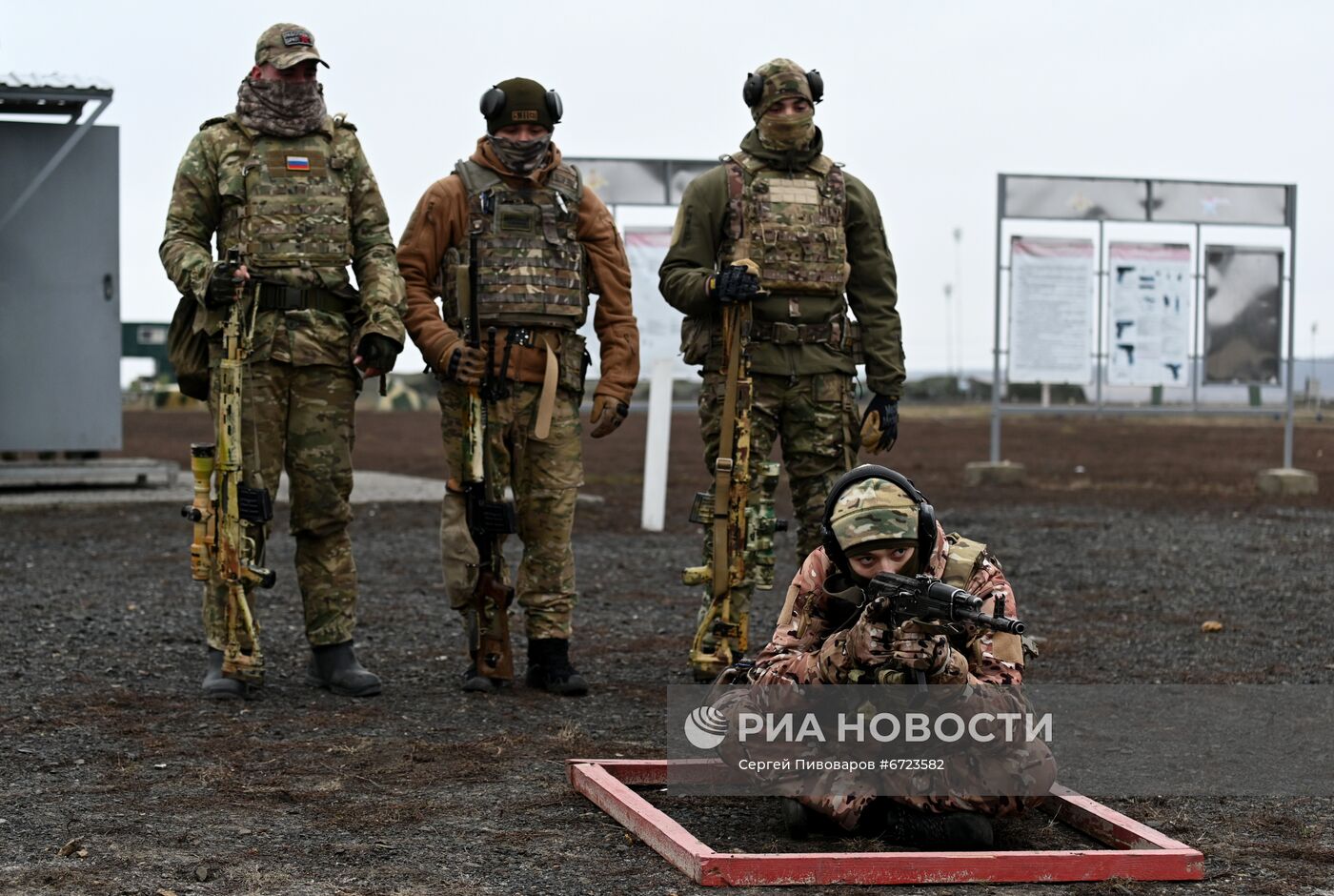 Учения снайперов ЮВО