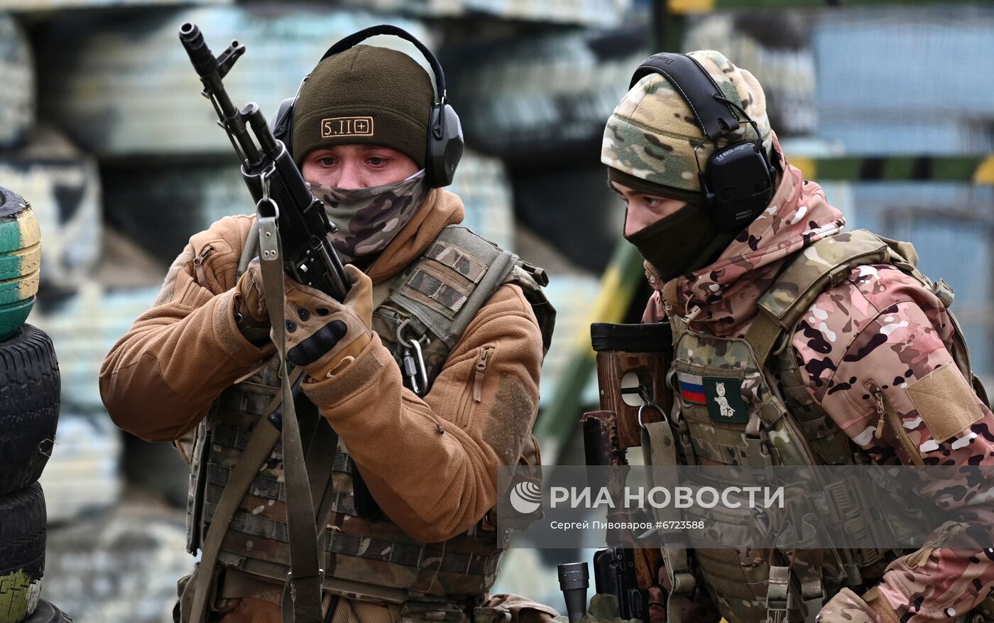 Учения снайперов ЮВО