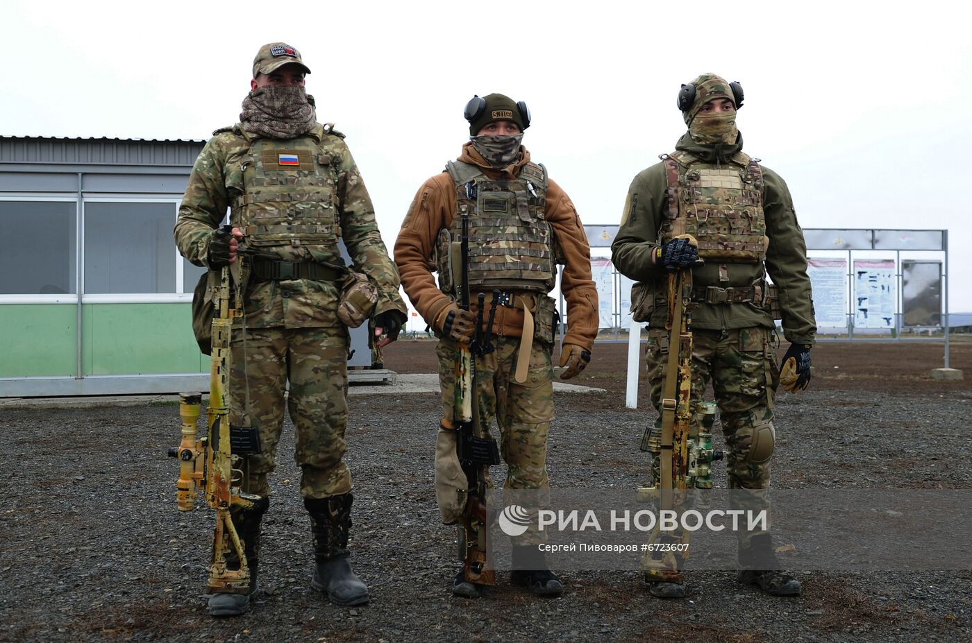 Учения снайперов ЮВО