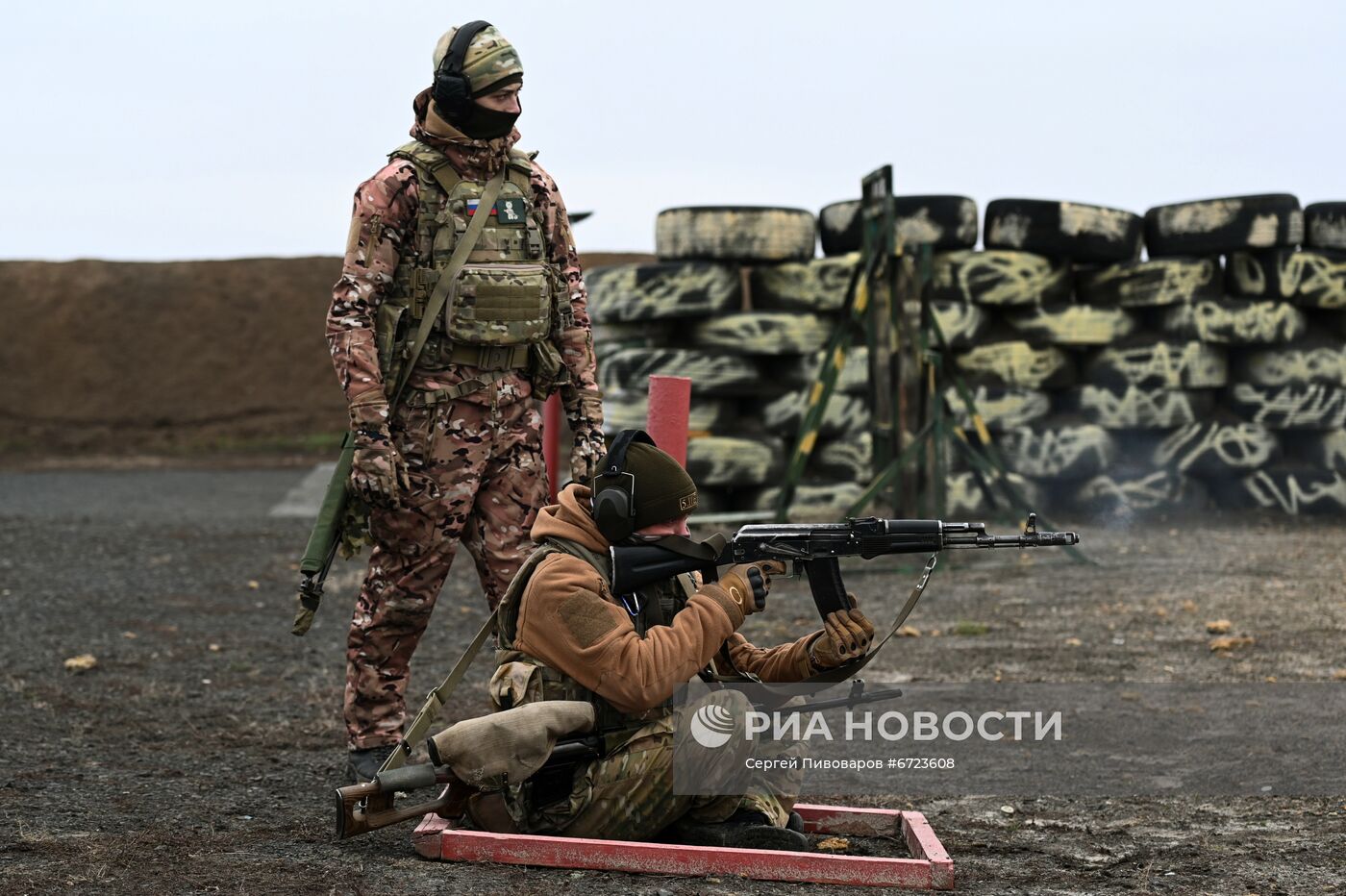 Учения снайперов ЮВО