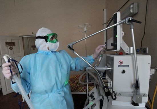 Лечение пациентов с Covid-19 в Тамбовской областной больнице