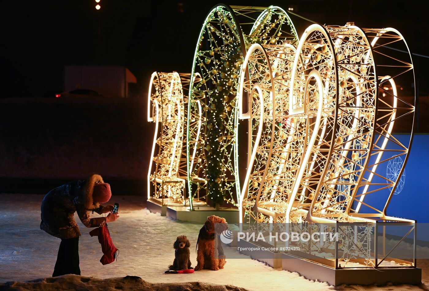 Праздничное украшение Москвы к Новому году