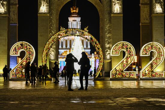 Праздничное украшение Москвы к Новому году