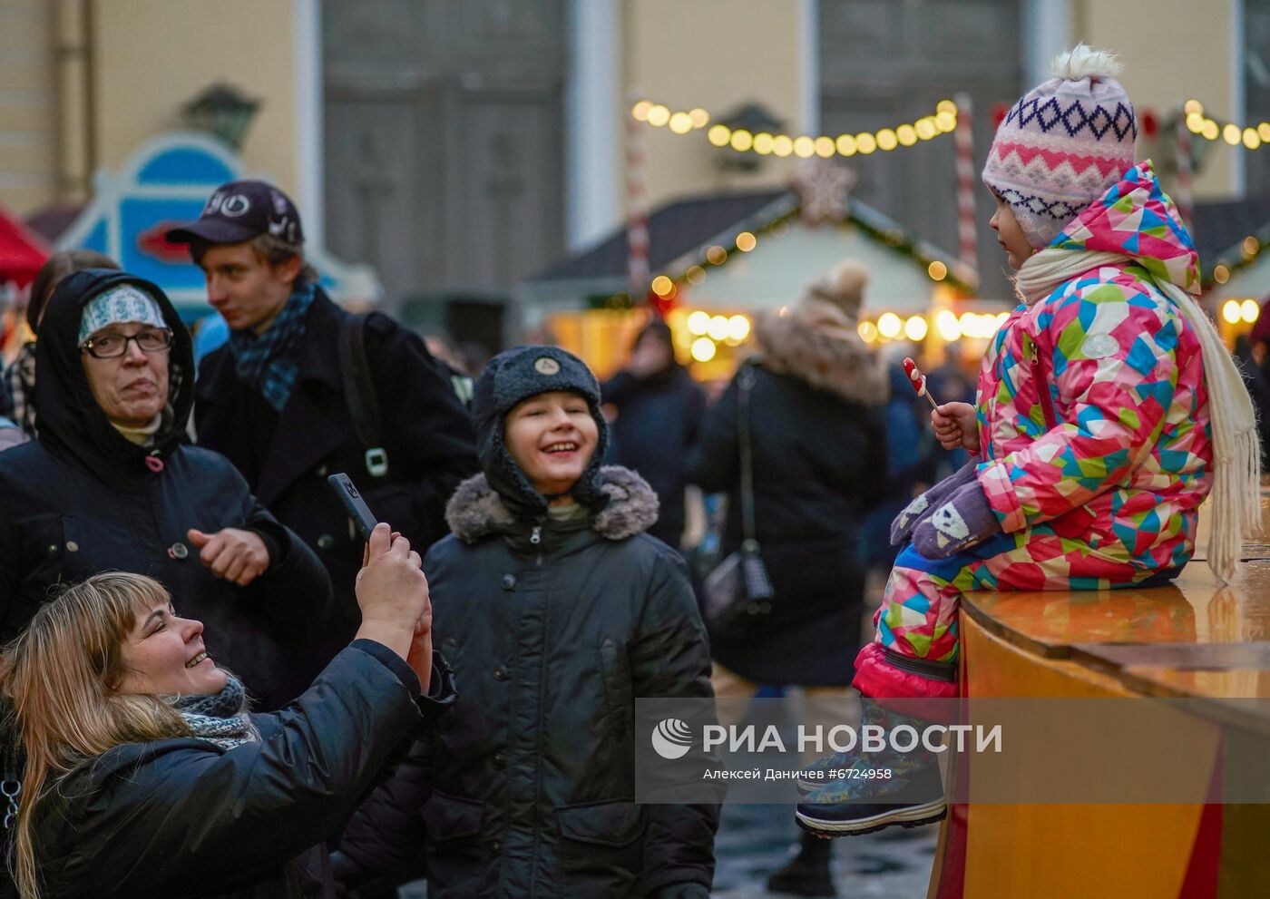 Работа рождественских ярмарок в Санкт-Петербурге