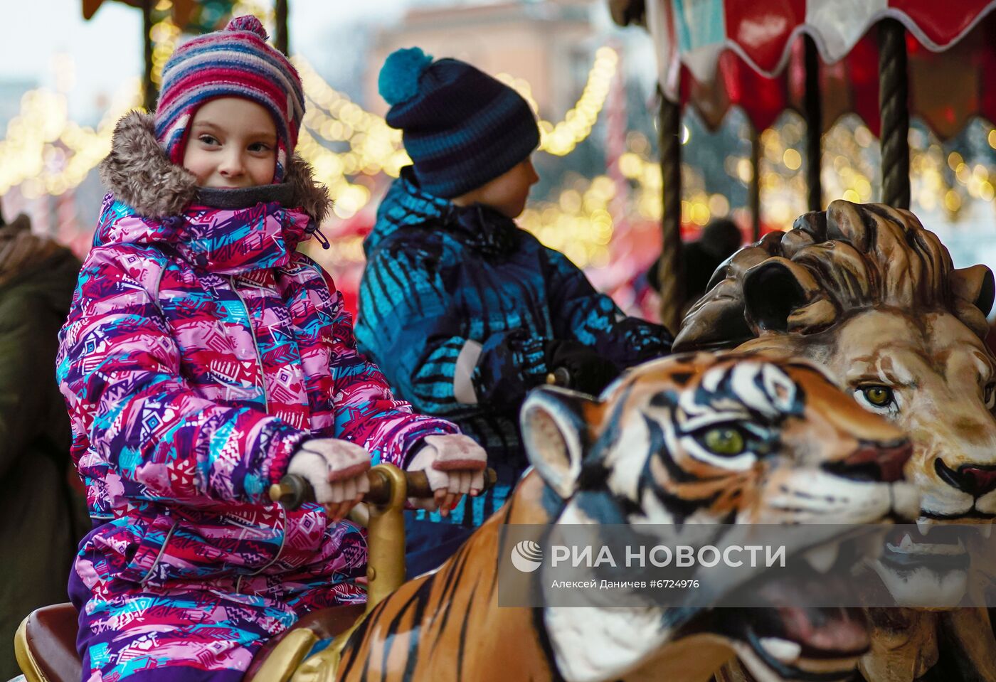 Работа рождественских ярмарок в Санкт-Петербурге