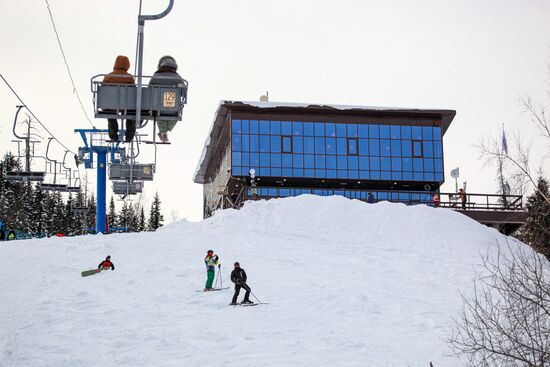 Открытие горнолыжного курорта "Соболиная Гора" в Иркутске