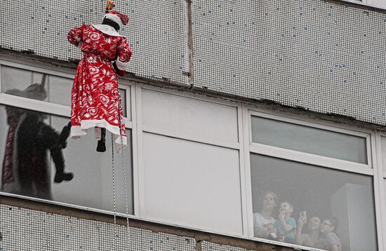 Акция "Новогодние волшебники" в Москве 